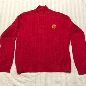 Lauren Ralph Lauren Red Turtleneck Sweater